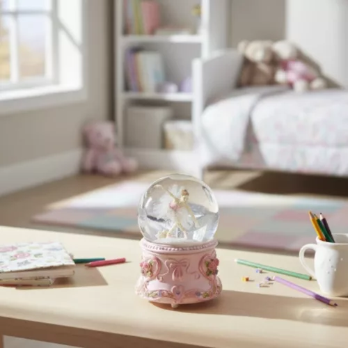 Glob decorativ Giftdeco MG-963, sticlă și rășină, diametru 10 cm