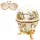 Cutie pentru bijuterii Giftdeco B0794-00, metal, 4,5 x 4,5 x 6,3 cm