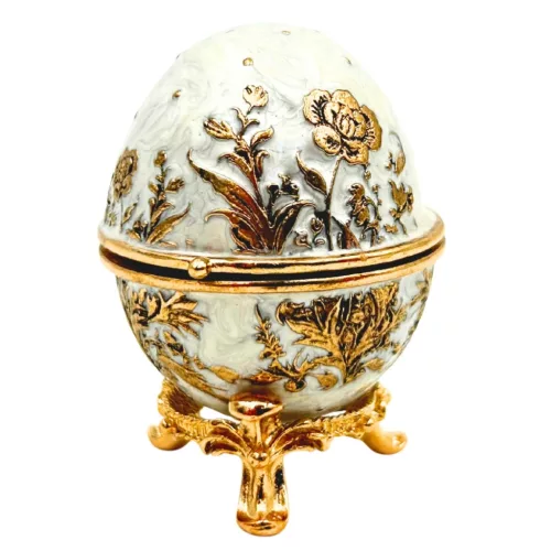 Cutie pentru bijuterii Giftdeco B0794-00, metal, 4,5 x 4,5 x 6,3 cm