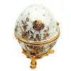 Cutie pentru bijuterii Giftdeco B0794-00, metal, 4,5 x 4,5 x 6,3 cm