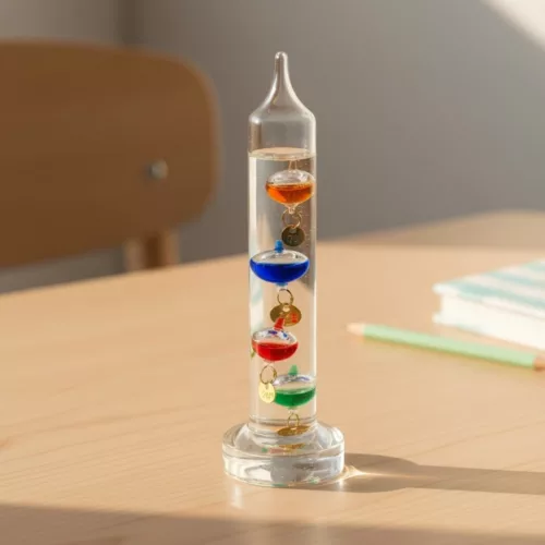 Termometru Galilei Giftdeco GA10, sticla, 15 cm