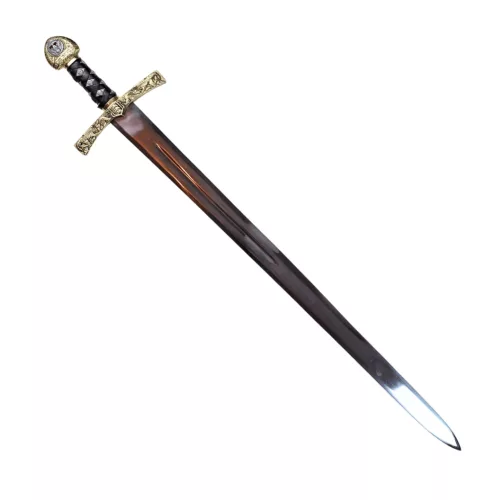 Replică decorativa Giftdeco, alamă și oțel, lungime 98,5 cm