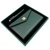 Jurnal Giftdeco EE8, piele, 22,5 x 21 cm, stil modern, clasic