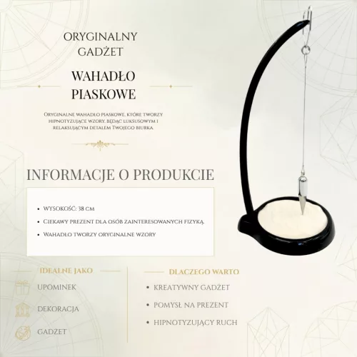 Obiect decorativ Giftdeco SP012, inox și plastic, înălțime 38 cm