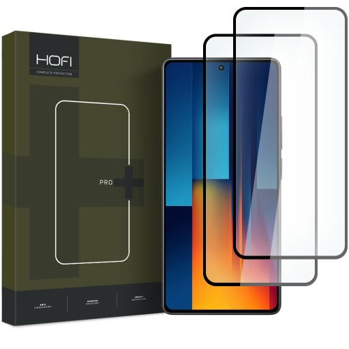 Sada 2 ks ochranných fólií Hofi Glass Pro+ pro Xiaomi Poco M6 Pro 4G/LTE Černá