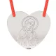 Stříbrný přívěsek se šňůrkou model Orthodox heart 1