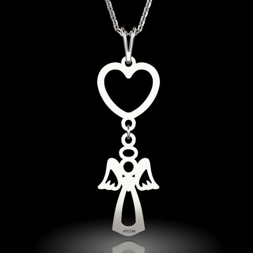 Stříbrný řetízek s přívěskem model 71