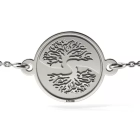   Stříbrný řetízkový náramek model Yin and Yang Tree of Life