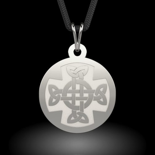 Stříbrný přívěsek se šňůrkou Ortodox model 18