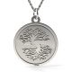 Stříbrný přívěsek řetízku model Yin and Yang Tree of Life