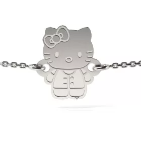 Stříbrný řetízkový náramek Hello Kitty