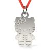 Hello Kitty stříbrný přívěsek se šňůrkou