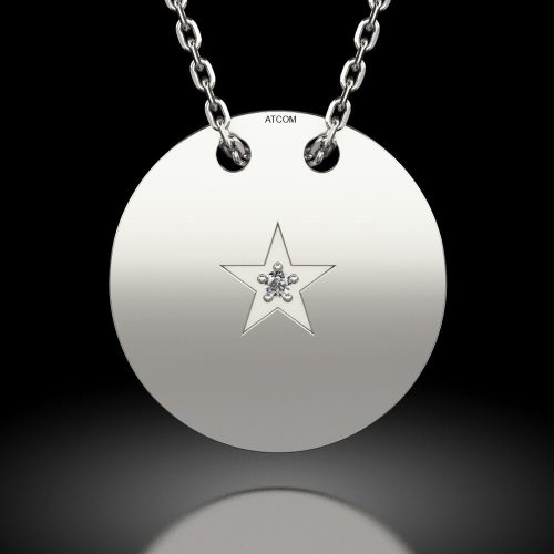 Stříbrný přívěsek řetízku model North Star