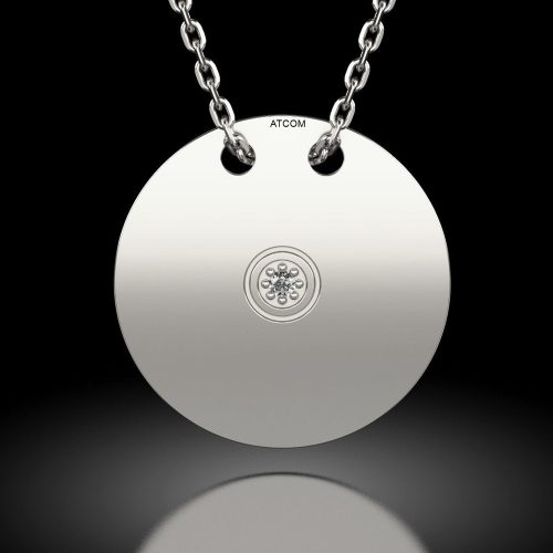 Řetízek se stříbrným přívěskem model Arctic Circle