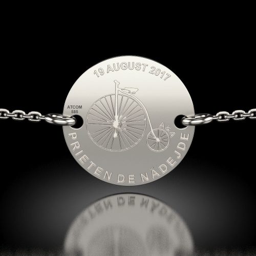 Model Friend of Hope stříbrný řetízkový náramek