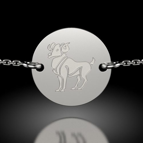 Stříbrný řetízkový náramek model1 Beran