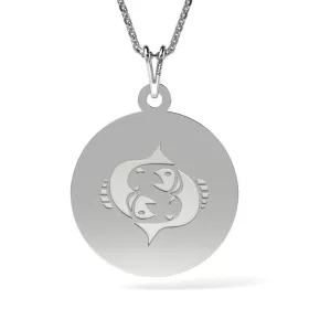Stříbrný řetízek s přívěskem model Pisces