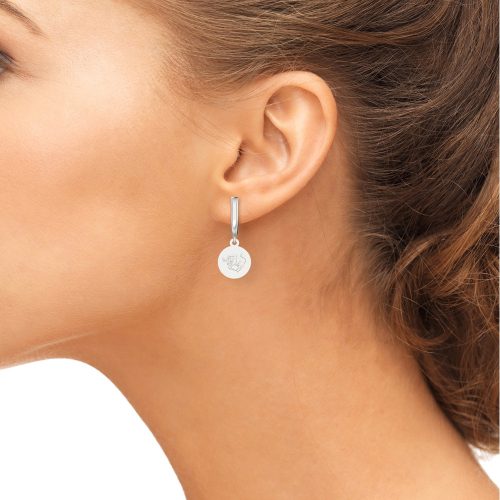 Stříbrné náušnice model Taurus