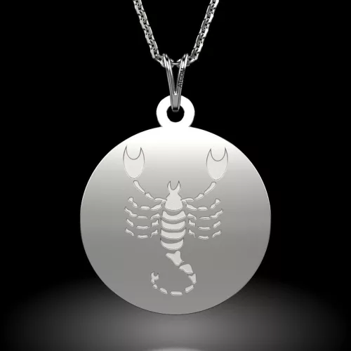 Stříbrný přívěsek řetízku Scorpion model