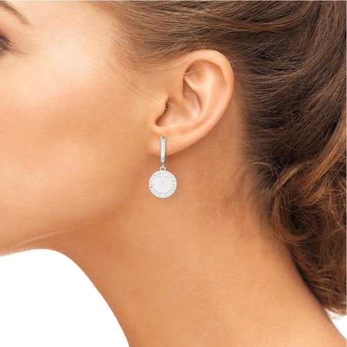 Stříbrné náušnice model Beran