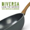 Wok Flonal Diversa, 28 cm, kovany hlinik 100% recyklovany, nepriilnavy povrch na vodni bazi