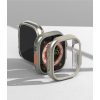 Sada 2 ochranných pouzder Ringke pro Apple Watch Ultra 1/2 (49 mm) Průhledný/Titan Šedá