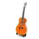 Miniatură chitara Indomini BMG-031, classical 15cm Paco de Lucia style, lemn de mahon, plastic și metal, 15,5 x 6 x 0,4 cm, stil clasic