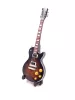 Miniatură chitară Indomini BMG-042, stil Slash, lemn de mahon, 15,5 cm