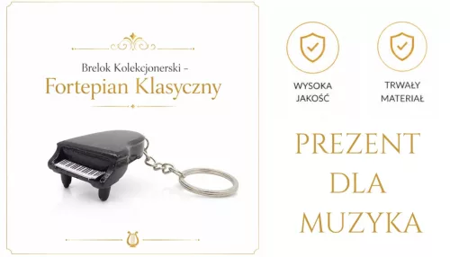 Miniatură pian Indomini ECK-0863, Keyring, lemn