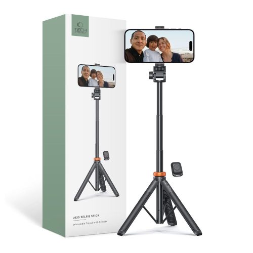 Selfie Stick stativ Universal Tech-Protect L03S Modrýtooth Černá