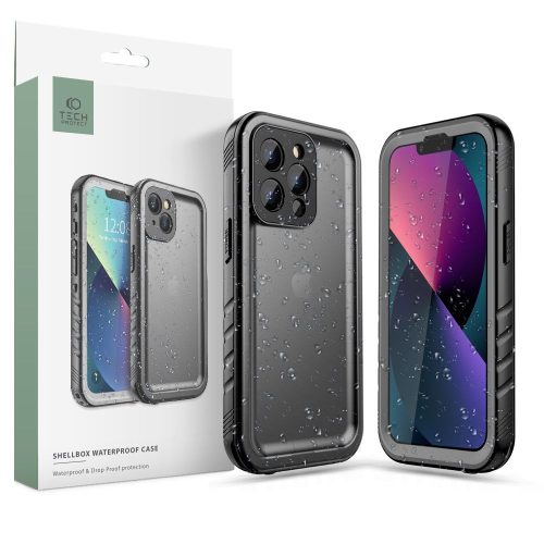 Pouzdro Tech-Protect Shellbox Ip68 pro Apple iPhone 13 Pro Max Černá