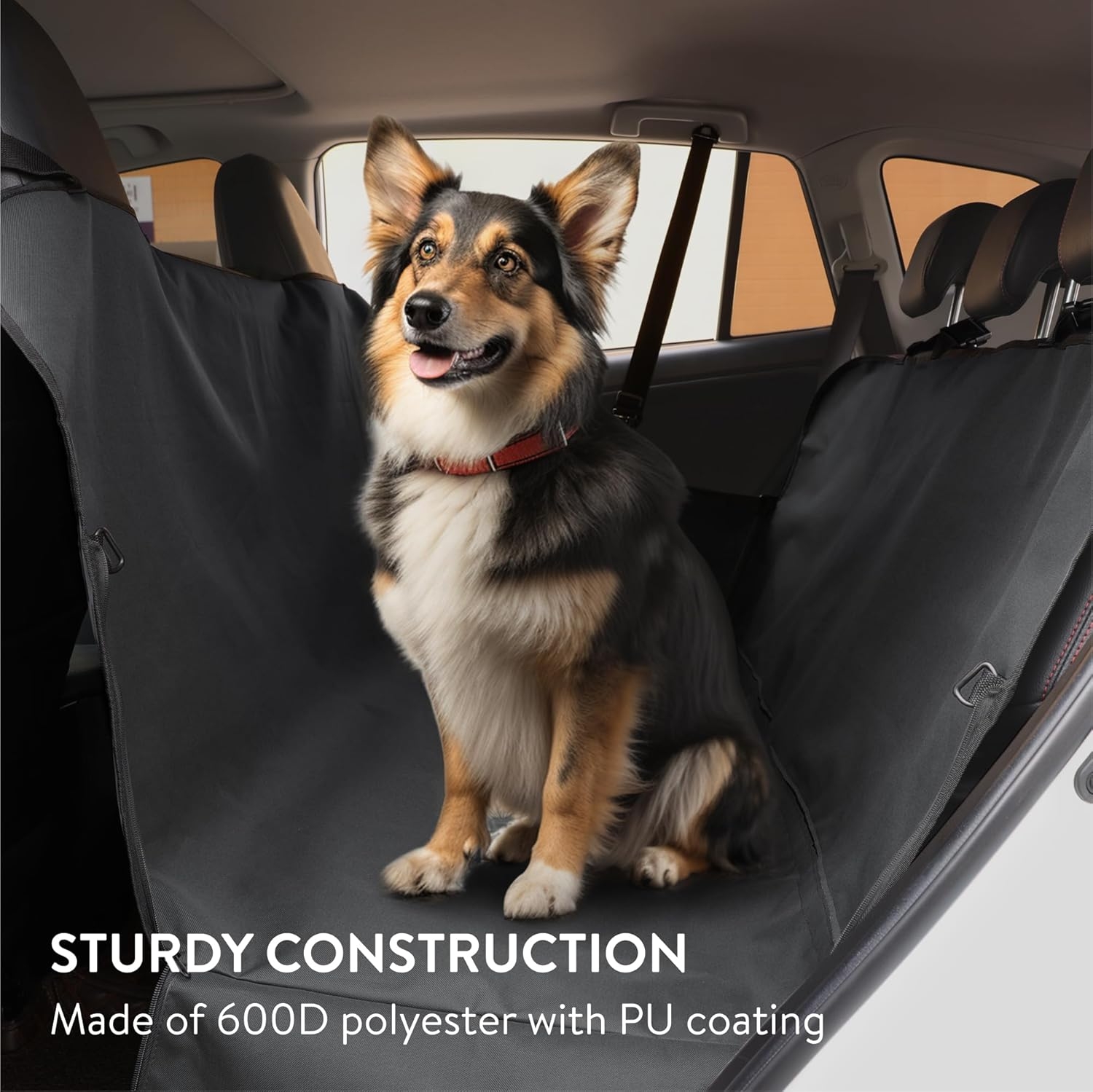Husa auto pentru scaun caini Navaris, 4 pereti de protectie, waterproof, NAV0000272C001C