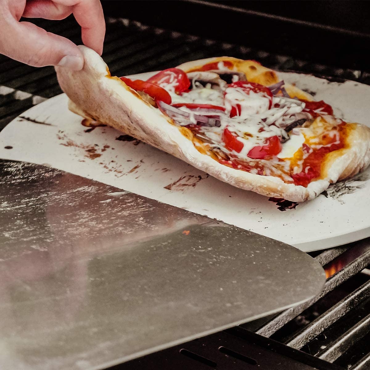Piatra de pizza Navaris, rotunda, 35 cm, rezistenta pana la 800°C, 46220.01